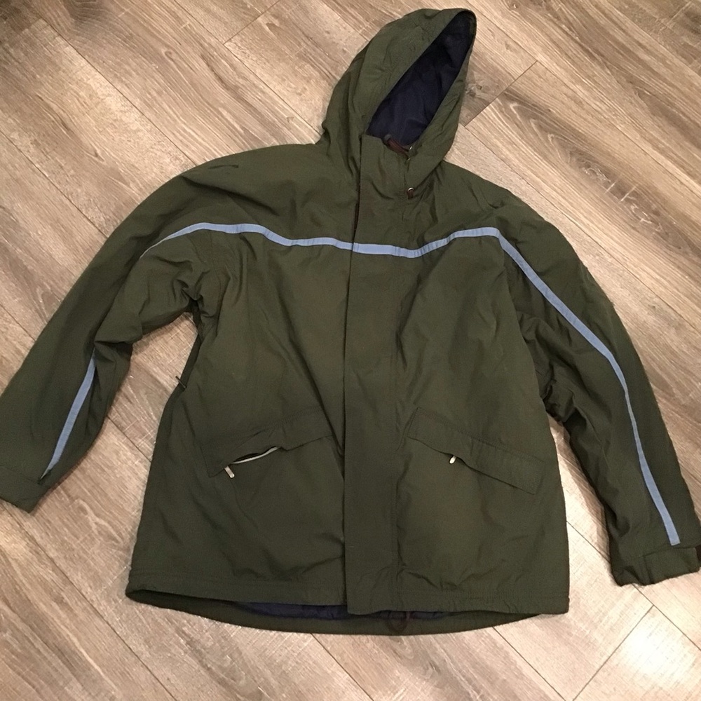 Mens Vintage Postcard Made in Italy Insulated Jacket 40‎